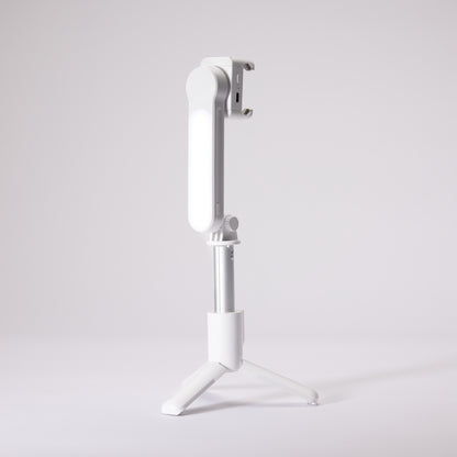 Beginner Starter Pack Bundle - Tripod/Selfie Stick/Mini Phone Gimbal, Phone Light, Back Camera Selfie