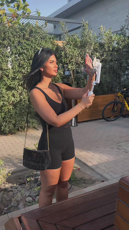 Extendable Mini Phone Gimbal, Selfie Stick Tripod For Content Creation With Bluetooth Remote